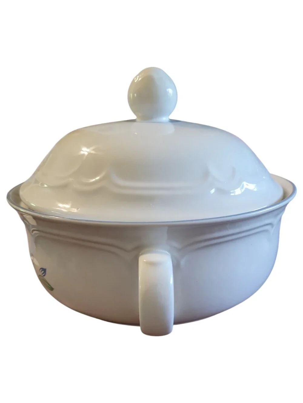 NWT Vtg 70's Hearthside Floral Expressions Covered Casserole NIB